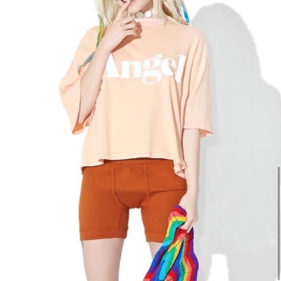 NWT DOLLS KILL * DAYDREAM NATION ANGEL TEE SIZE S/M - Picture 5 of 6